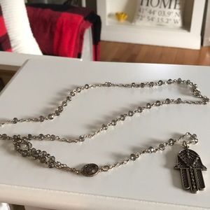 Urban Outfitters hamza hand necklace